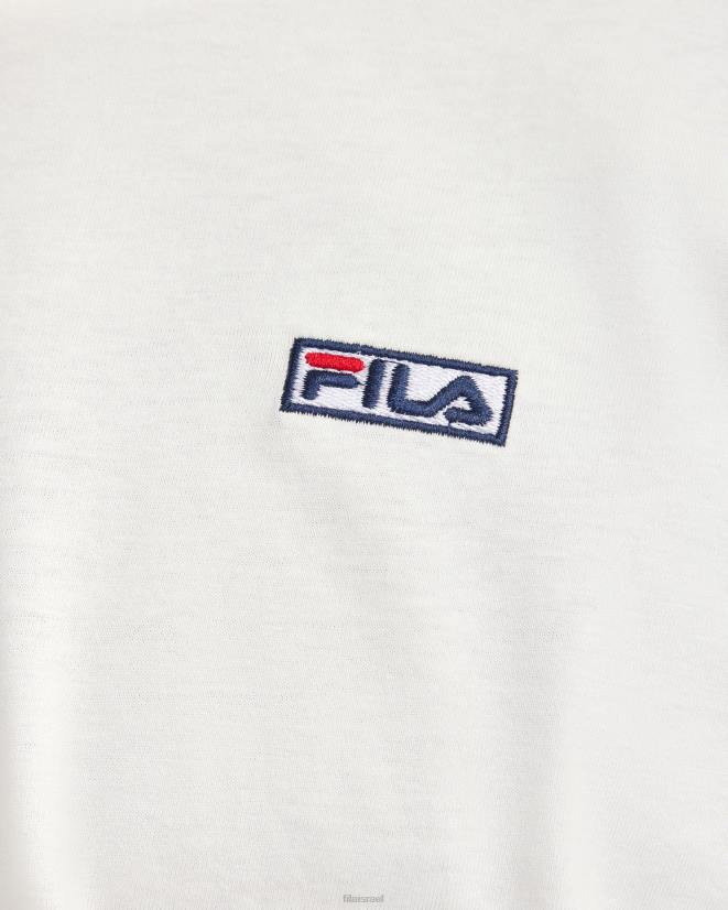 לבן FILA טי סיאן לגברים מסוג fila 68LF2415