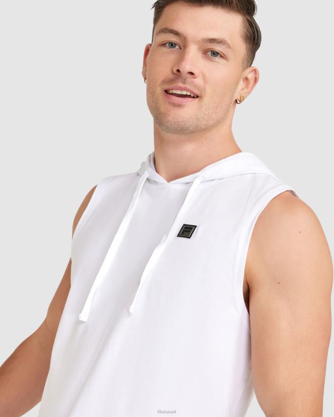 לבן FILA טנק קפוצ'ון בלייק לגברים fila לבן 68LF2425
