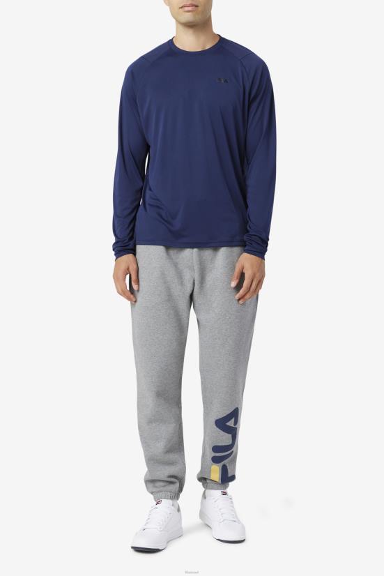 מעיל טווס/שחור FILA מעיל טווס/שחור ג'אזם שרוול ארוך צוות fila 68LF246