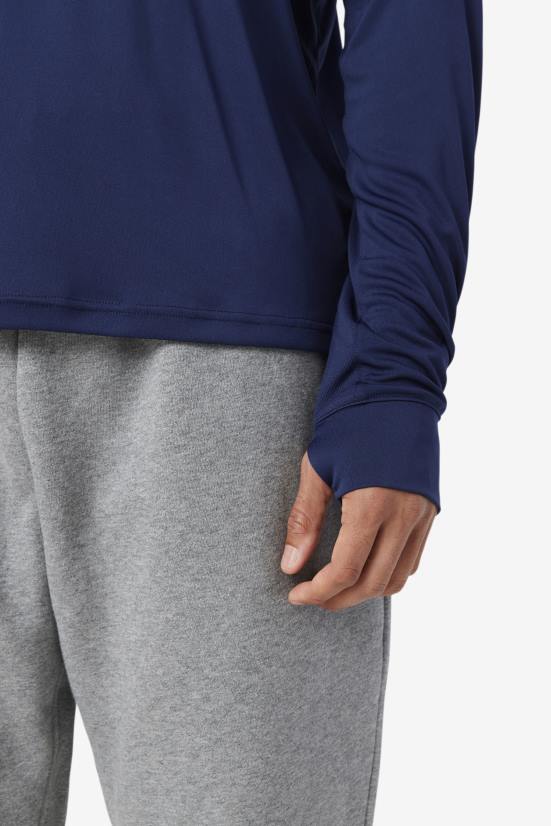 מעיל טווס/שחור FILA מעיל טווס/שחור ג'אזם שרוול ארוך צוות fila 68LF246