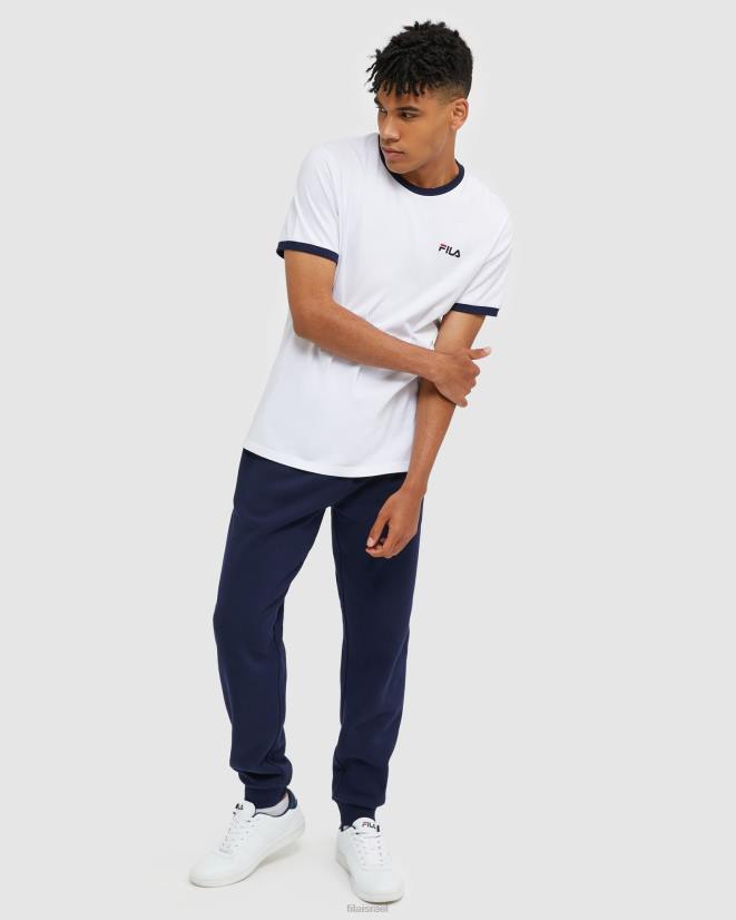 לבן FILA טי רינגר גברים קלאסי לבן fila 68LF2476