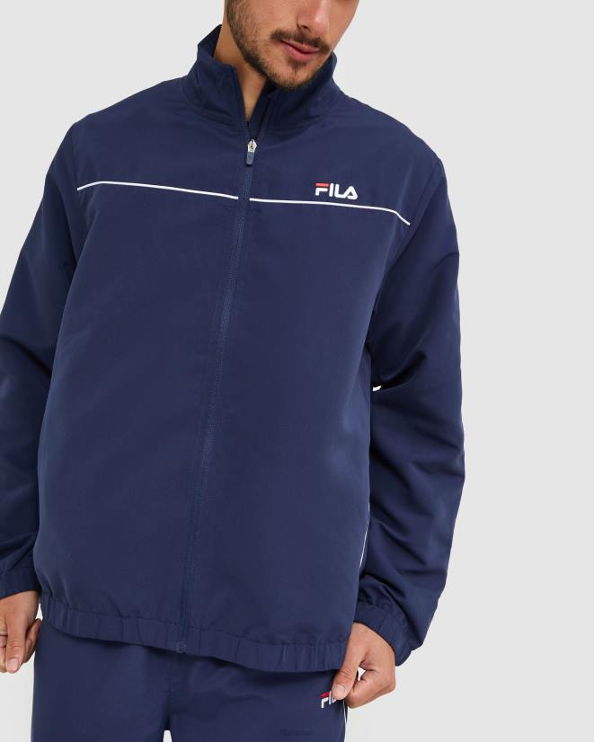 חיל הים החדש FILA ג'קט מיקרופייבר לגברים מסוג fila קלאסי חדש נייבי 68LF2479