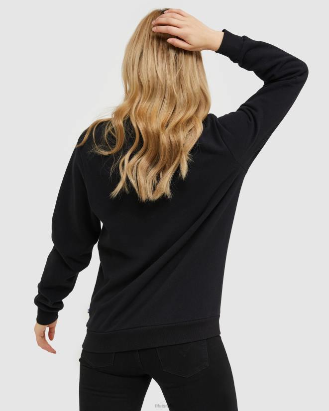 שָׁחוֹר FILA צוות יוניסקס קלאסי של fila שחור 68LF2488