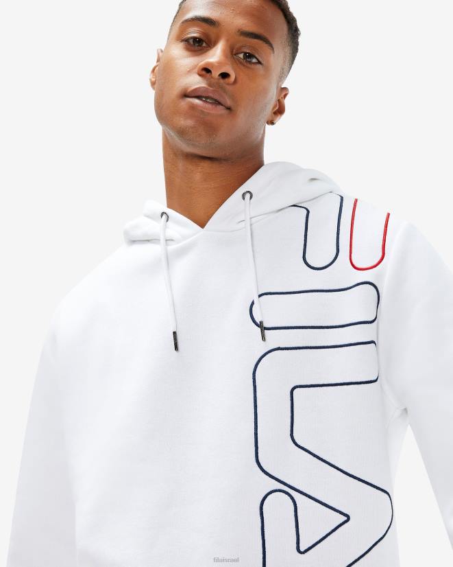 לבן FILA קפוצ'ון ברנדו גברים fila לבן 68LF2605