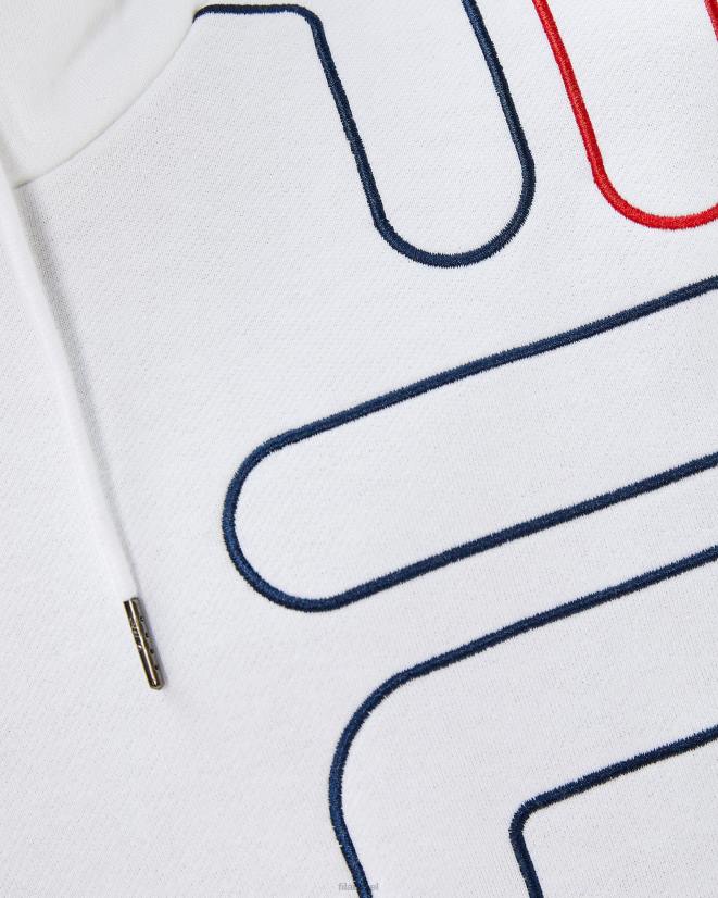 לבן FILA קפוצ'ון ברנדו גברים fila לבן 68LF2605