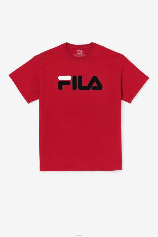 אדום/שחור/לבן FILA טי לוגו לגברים fila אדום/שחור/לבן 68LF271