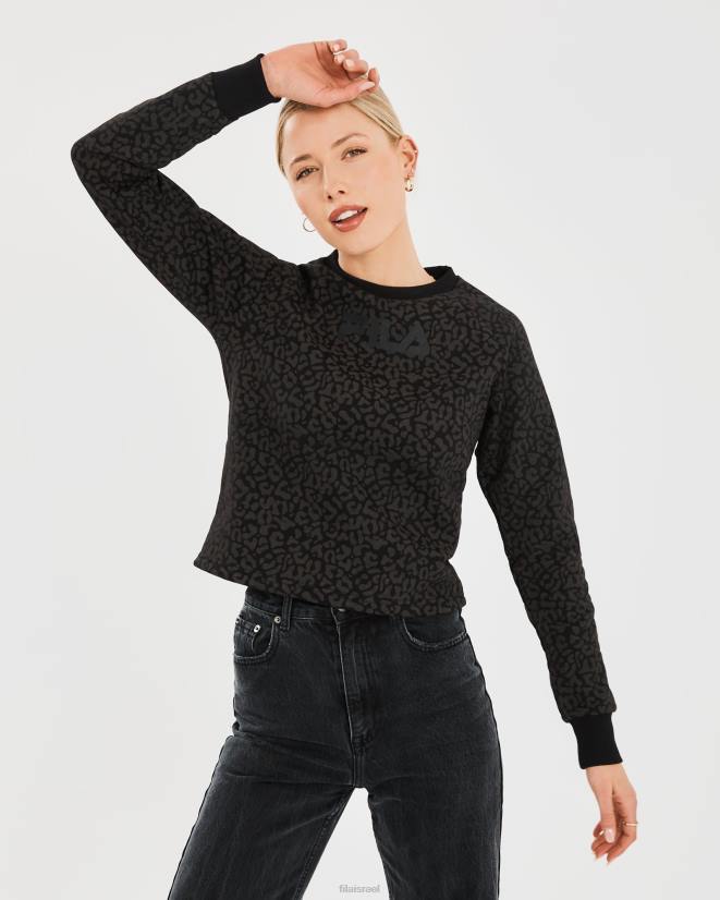 שָׁחוֹר FILA וולטה צוות נשים שחורות fila 68LF2808