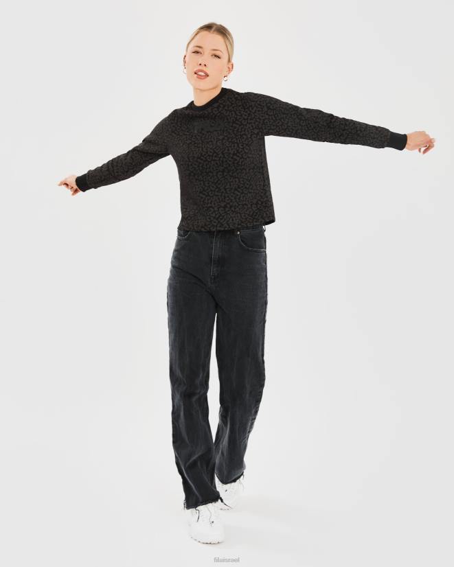 שָׁחוֹר FILA וולטה צוות נשים שחורות fila 68LF2808