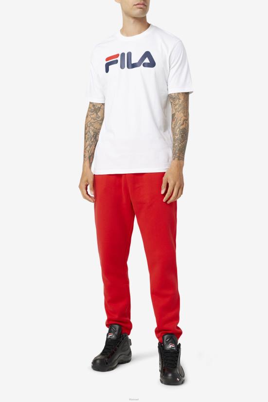 לבן FILA טי גברים של נשר לבן fila 68LF280