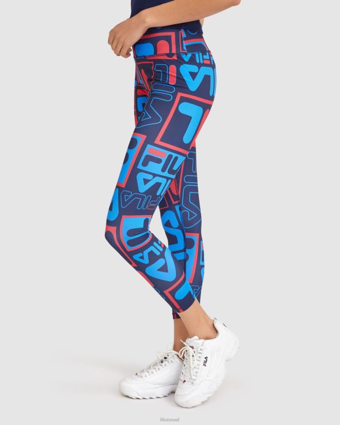 חיל הים החדש FILA טייץ אנג'ה לנשים של fila ניו נייבי 68LF2827