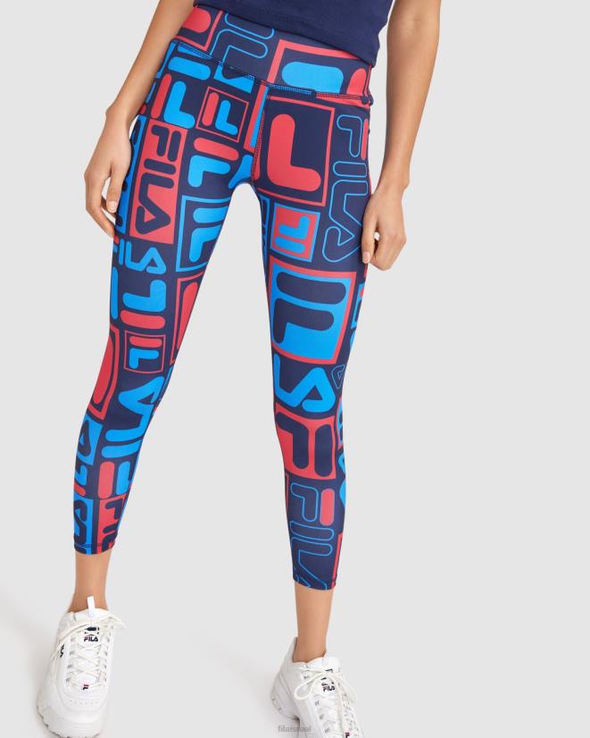 חיל הים החדש FILA טייץ אנג'ה לנשים של fila ניו נייבי 68LF2827