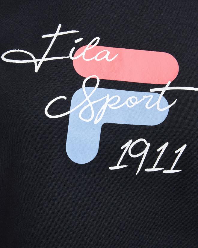 שָׁחוֹר FILA טי סינציה לנשים של fila שחור 68LF2839