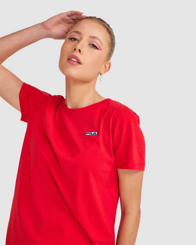 אָדוֹם FILA טי אימוגן לנשים fila אדום 68LF2845