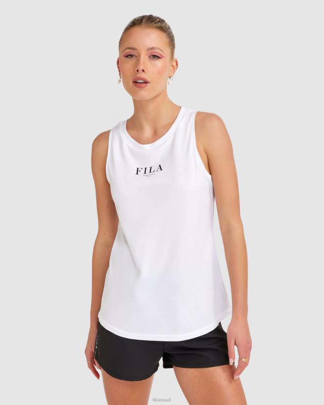 לבן FILA טנק אלקטרה לבן fila לנשים 68LF2865