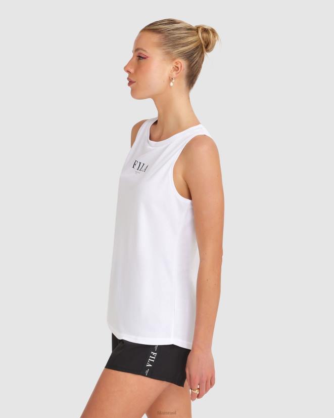 לבן FILA טנק אלקטרה לבן fila לנשים 68LF2865