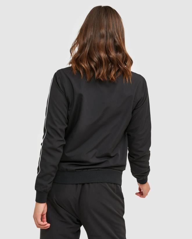 שָׁחוֹר FILA מעיל מיקרופייבר לנשים מסוג fila קלאסי שחור 68LF2881