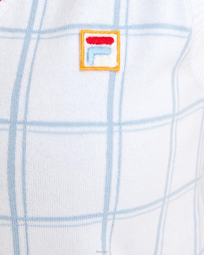 לבן FILA אפוד אוקלי לנשים fila לבן 68LF2929