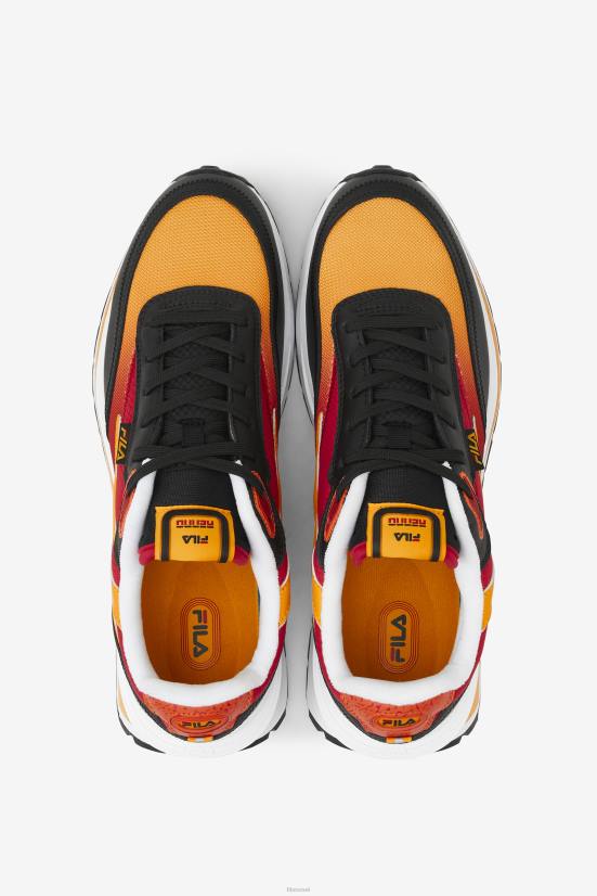 שחור/אדום/זהב FILA fila רנו לגברים שחור/אדום/זהב 68LF31