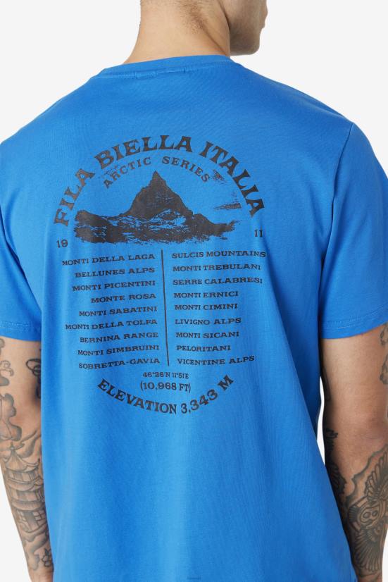 כחול לבן FILA מסלול טי fila כחול/לבן 68LF326