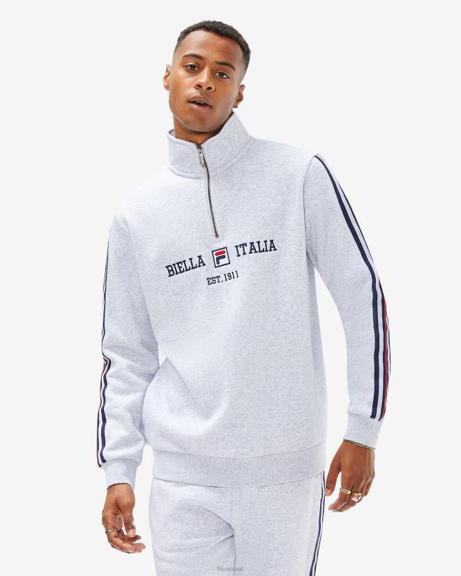 מרל אפור בהיר FILA fila aemero qtr zip לגברים אפור בהיר מרל 68LF2617