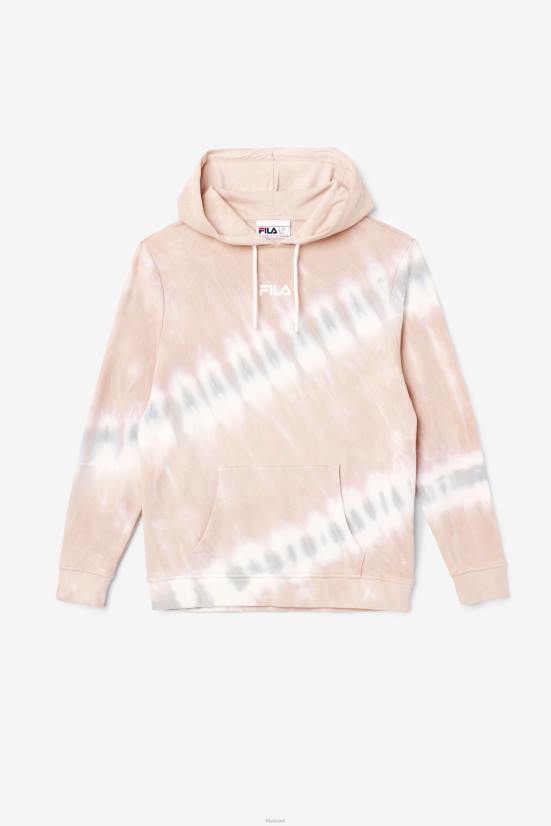 בלוק גרדניה/לבן/בלגי FILA fila aerolynn tie dye hoodie gardenia/לבן/בלגי 68LF1531