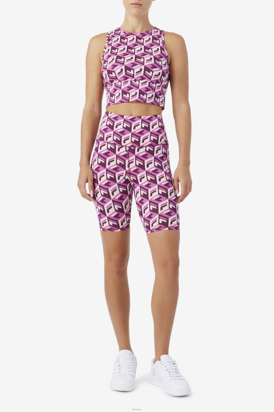 יין אודם/פוטפורי/ענבים FILA אופני אופני רוז'/פוטפורי/יין ענבים fila ainhoa ​​קצרים 68LF1563