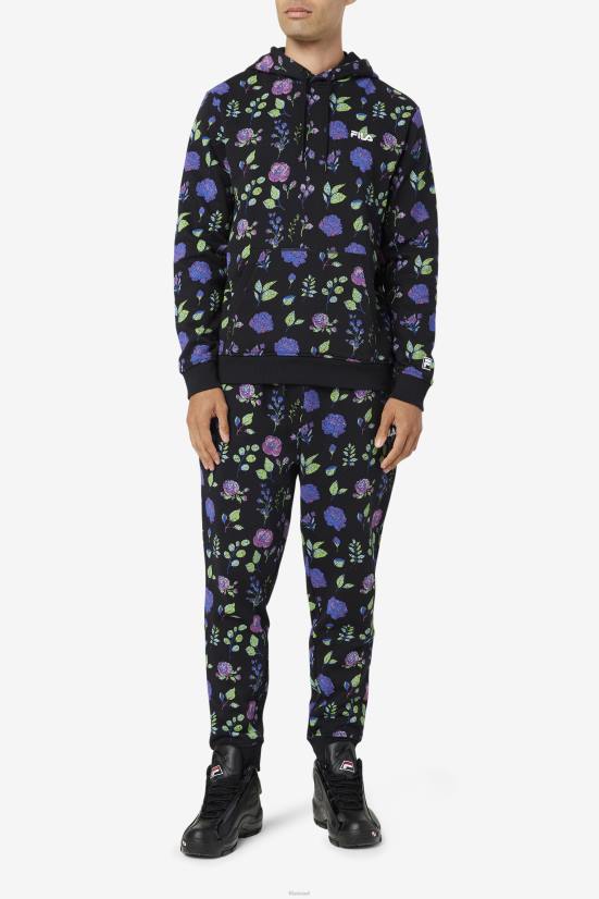 שָׁחוֹר FILA קפוצ'ון שחור fila ashokane 68LF549