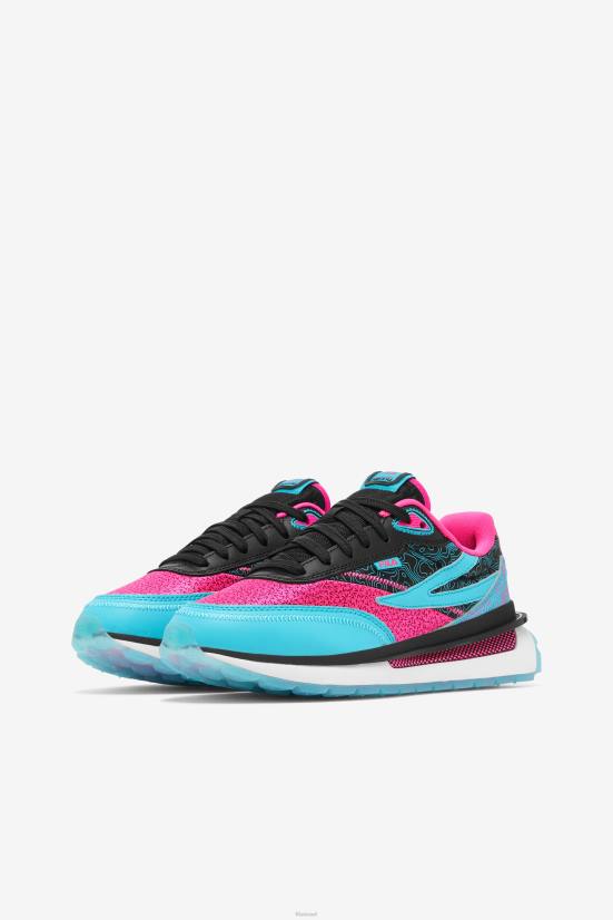 שחור/ורוד גלו/לבן FILA fila black/pink glo/white renno נשים 68LF1276