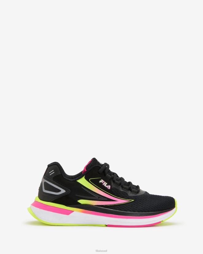 שחור/פינקגלו/בטוחה FILA fila black/pinkglo/safeyellow לנשים fila instinx 68LF3010