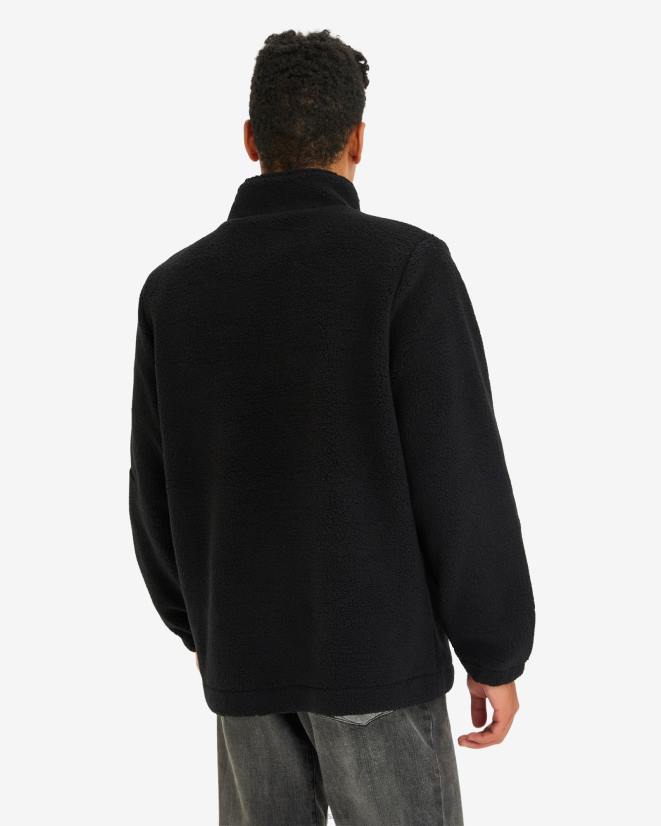 שָׁחוֹר FILA fila black גברים קול דודי qtr zip 68LF2608