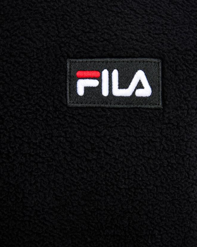 שָׁחוֹר FILA fila black גברים קול דודי qtr zip 68LF2608