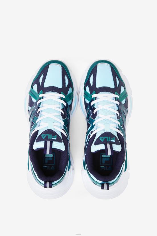 זוהר כחול/אגם עמוק/צי FILA fila blue glow/deep lake/navy electrove לנשים 2 68LF1342