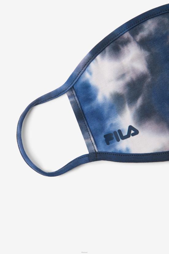 צבע עניבה כחול FILA fila blue tie dye נייבי tie dye מסכת פנים 68LF1036