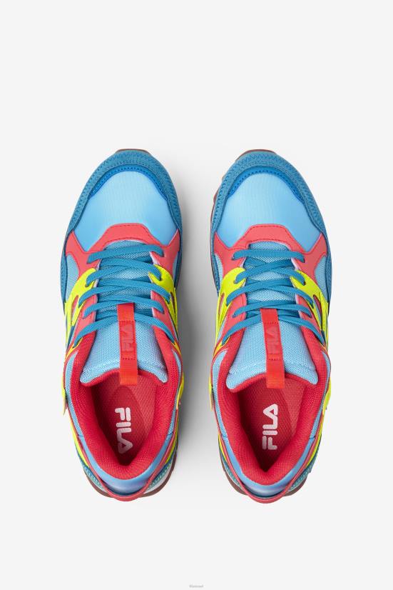 דג כחול/צהוב/אלמוג לוהט FILA מסלול סנדנל לנשים fila bluefish/צהוב/אלמוג לוהט 68LF1304