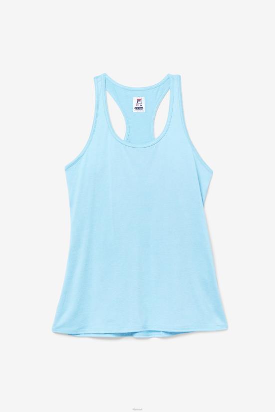 אברש כחול דג FILA fila bluefish heather pickleball racerback tank 68LF2020