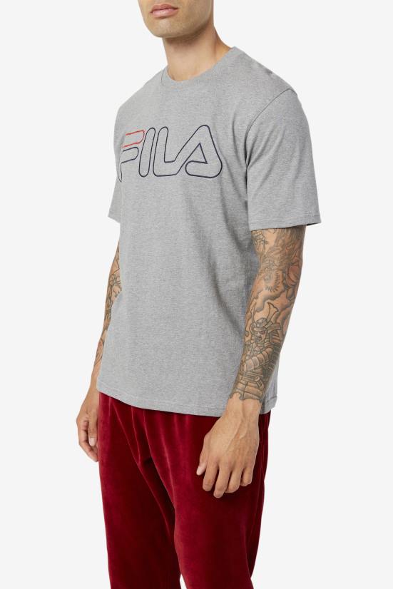 אברש/צי/אדום FILA fila borough tee heather/navy/אדום 68LF277