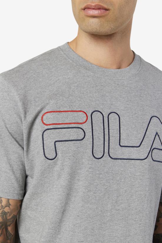 אברש/צי/אדום FILA fila borough tee heather/navy/אדום 68LF277