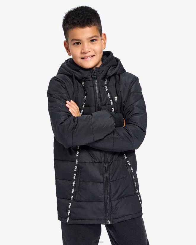 שָׁחוֹר FILA fila boys maxim jacket שחור 68LF3163