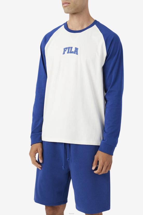 גרדניה/כחול FILA fila chet raglan טי גרדניה/כחול 68LF307