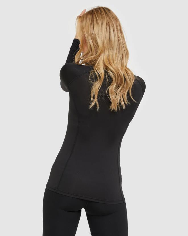 שָׁחוֹר FILA חולצה שחורה של fila classic לנשים 68LF2905