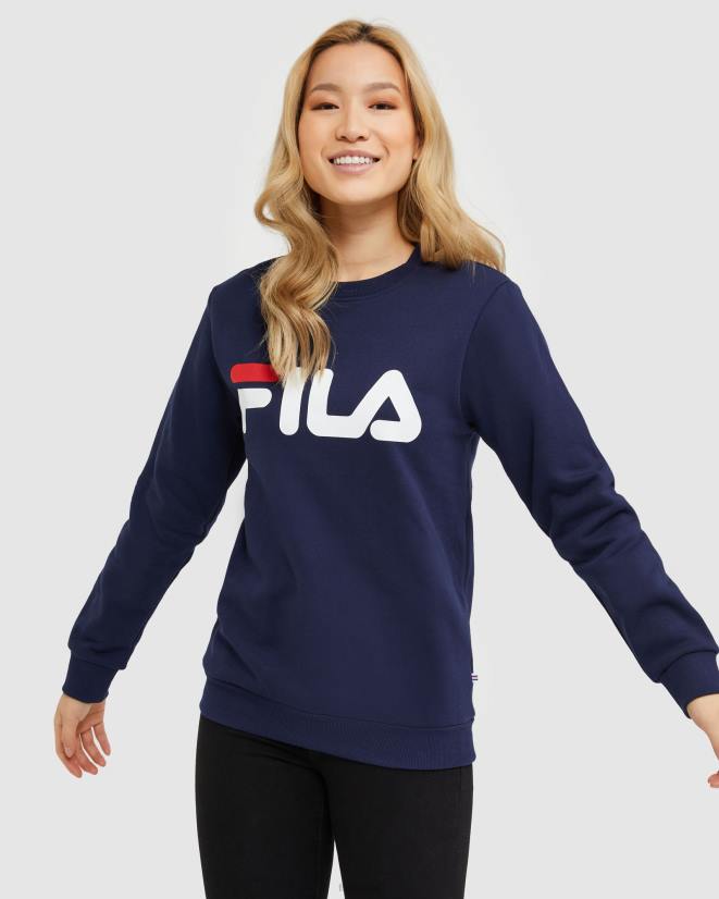 חיל הים החדש FILA fila classic unisex crew new navy 68LF2491