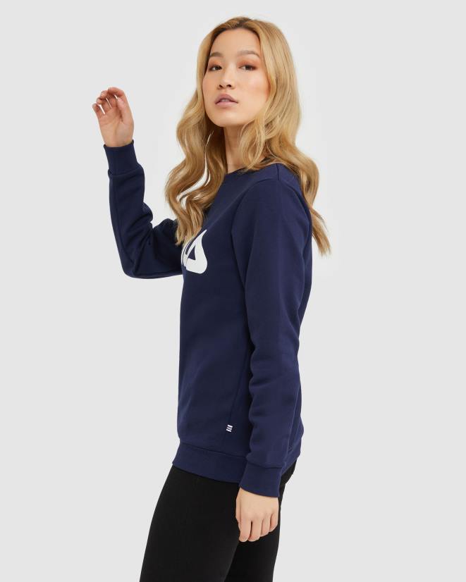 חיל הים החדש FILA fila classic unisex crew new navy 68LF2491