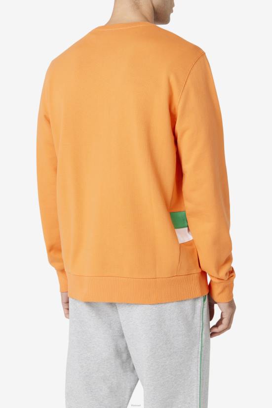 ורד אלמוגים/שעועית לבנה/ג'לי FILA סווטשירט fila coral rose/white/jelly bean ameh 68LF466