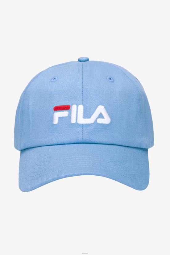 כחול קורנפלור FILA כובע בייסבול לוגו רקום fila cornflower blue 68LF998