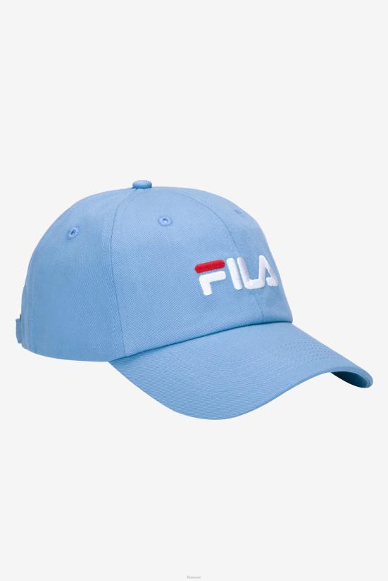 כחול קורנפלור FILA כובע בייסבול לוגו רקום fila cornflower blue 68LF998