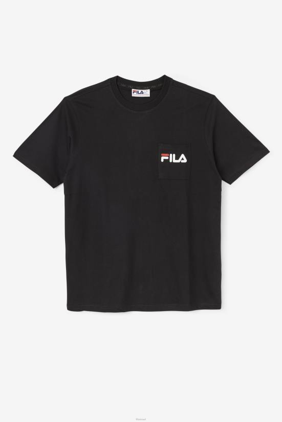 באג שחור/לבן/יוני FILA טי כיס fila curtis שחור/לבן/ג'וני 68LF397