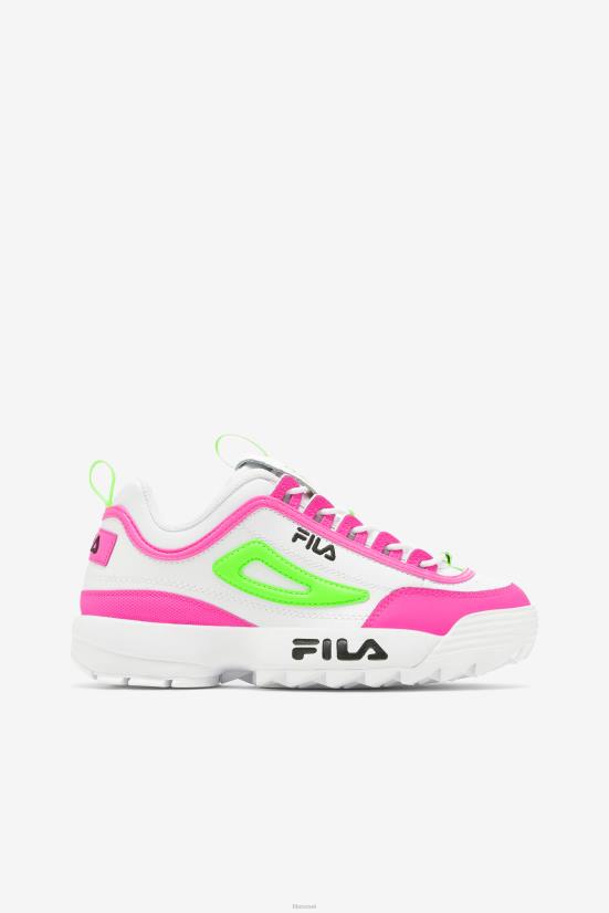 לבן/ורוד/ירוק FILA לבן/ורוד/ירוק fila disruptor women's 2 פרימיום 68LF1155