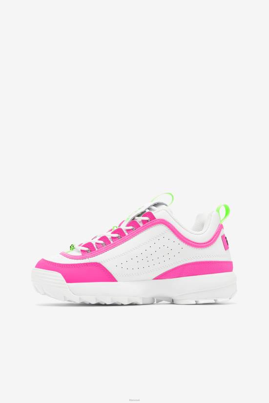 לבן/ורוד/ירוק FILA לבן/ורוד/ירוק fila disruptor women's 2 פרימיום 68LF1155