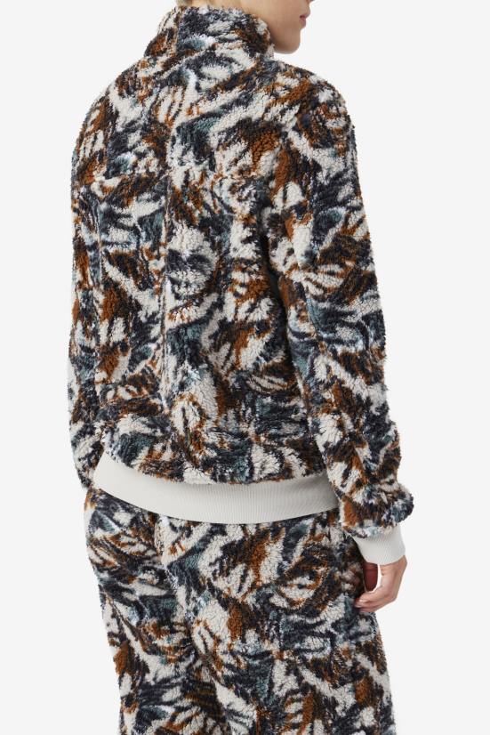 הדפס אנפה/סוער/אגם עמוק FILA מעיל שרפה fila drewe הדפס אנפה/סוער/אגם עמוק 68LF1783