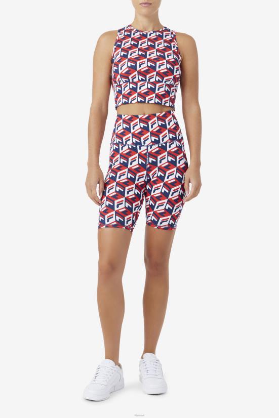 אדום/כהה/לבן FILA טנק fila emmaline אדום/ נייבי/לבן 68LF1393